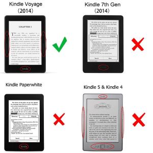 Обложка чехол для Amazon Kindle Voyage Slim black