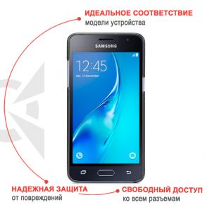 Чехлы для телефона AIRON Premium для Samsung Galaxy J1 2016 (SM-J120H) black ― 