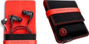Гарнитура Bluetooth Plantronics BackBeat Fit Red + чохол