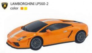 Машинка микро р/у 1:43 лиценз. Lamborghini LP560 (оранжевый)