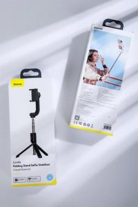 Селфі-монопод Baseus Lovely Uniaxial Bluetooth Folding Stand Selfie Stabilizer Black