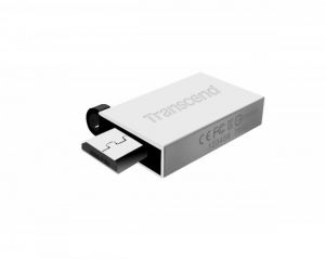 USB 2.0 Transcend JetFlash 380 microUSB OTG 64Gb Silver