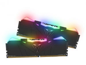 Память PATRIOT 16 GB (2x8GB) DDR4 3200 MHz Viper RGB Black (PVR416G320C6K)