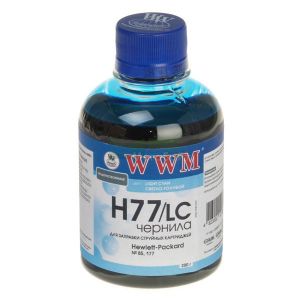 Чернила WWM HP №177 85 Light Cyan (H77/LC)