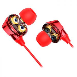 Навушники Baseus Encok S10 Dual Moving-coil Wireless Headset Red