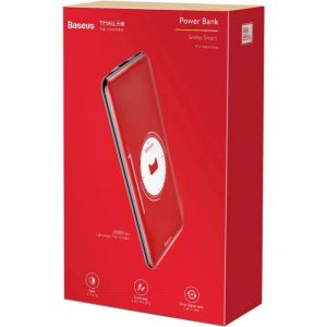 Зовнішній акумулятор Baseus Simbo Smart Power Bank 10000mAh Red