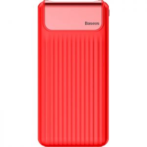 Зовнішній акумулятор Baseus Thin Power Bank 10000mAh Red