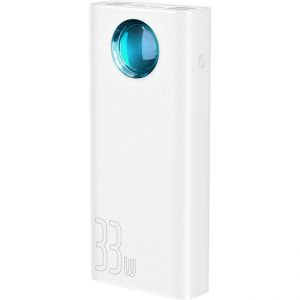 Внешний аккумулятор (Power Bank) Baseus Amblight 30000 White (PPLG-02)