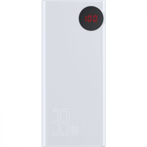 Зовнішній акумулятор Baseus Mulight Power Bank 30000mAh White