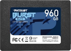 SSD Patriot Burst Elite 960GB 2.5" 7mm SATAIII TLC 3D (PBE960GS25SSDR)