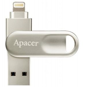USB 3.1 Apacer AH790 Dual Lightning 64GB Silver (AP64GAH790S-1)