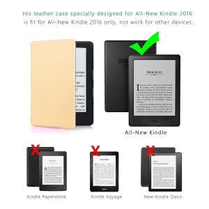 Обложка чехол для Amazon Kindle 6 (2016) UltraThin Golden sand
