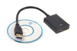 Кабель-переходник PowerPlant USB 3.0 M - HDMI Female CA910373