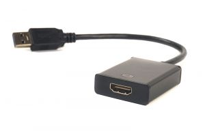 Кабель-переходник PowerPlant USB 3.0 M - HDMI Female CA910373