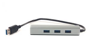 Переходник PowerPlant USB 3.0 3 порта + Gigabit Ethernet CA910564