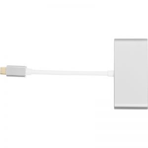 Переходник PowerPlant Type-C (M) - 4*USB 2.0/3.0, HDMI, Type-C (F) CA911707
