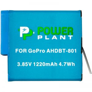 Аккумулятор PowerPlant GoPro AHDBT-801 1220mAh (декодирован) CB970377