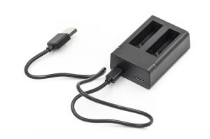 Зарядное устройство PowerPlant GoPro BC-GP6B для двух аккумуляторов CH980130