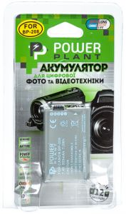 Аккумулятор PowerPlant Canon BP-208 DV00DV1075