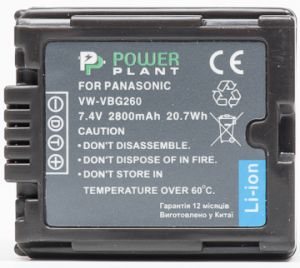 Аккумулятор PowerPlant Panasonic VW-VBG260 Chip DV00DV1276