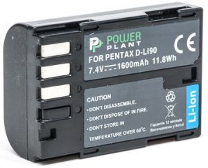 Аккумулятор PowerPlant Pentax D-Li90 DV00DV1281 ― 