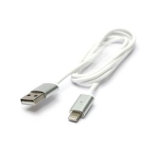 Кабель PowerPlant Magnetic USB 2.0 AM - Lightning (iPhone 5, 5S, 6), 1м DV00DV4059