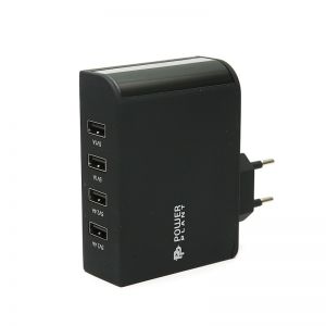 Сетевое зарядное устройство PowerPlant W-660 4xUSB: 220V, 6.8A DV00DV5066