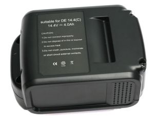 Аккумулятор PowerPlant для шуруповертов и электроинструментов DeWALT GD-DE-14.4(C) 14.4V 4Ah Li-Ion DV00PT0006