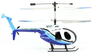 Вертолёт 4-к микро р/у 2.4GHz Xieda 9988 Police соосный копийный