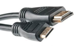 Видео кабель PowerPlant mini HDMI - HDMI, 2m, позолоченные коннекторы, 1.3V KD00AS1193 ― 