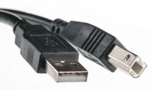 Кабель PowerPlant USB 2.0 AM – BM, 3м, One ferrite KD00AS1221 ― 