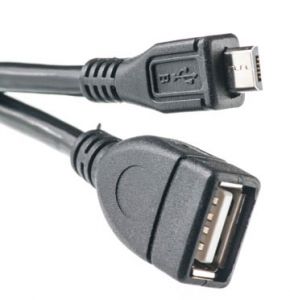 PowerPlant OTG USB 2.0 AF - Micro, 0.1м