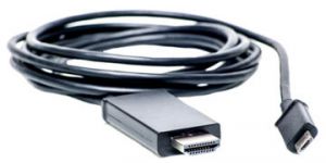 Кабель-переходник PowerPlant micro USB - HDMI, 1.8m, (MHL), Blister KD00AS1239