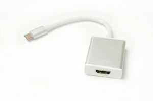 Кабель-переходник PowerPlant USB Type-C - HDMI female, 0.15m KD00AS1272