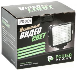 Накамерный свет PowerPlant LED 5009 (LED-VL008) LED5009
