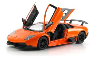 Машинка р/у 1:18 Meizhi лиценз. Lamborghini LP670-4 SV металлическая (оранжевый) MZ-2152o