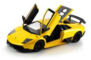 Машинка р/у 1:18 Meizhi лиценз. Lamborghini LP670-4 SV металлическая (желтый) MZ-2152y