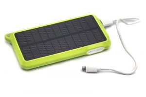 Универсальная солнечная мобильная батарея PowerPlant/PB-SS002/10000mAh/green PB-SS002G