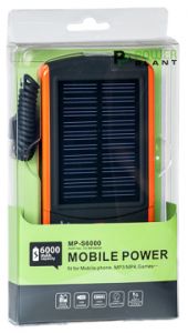 Универсальная солнечная мобильная батарея PowerPlant/MP-S6000/6000mAh/ PPS6000