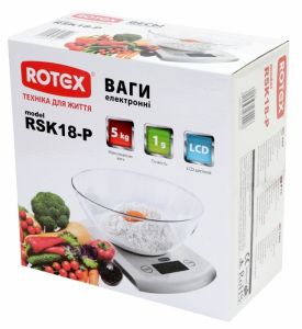 Весы кухонные Rotex RSK18-P