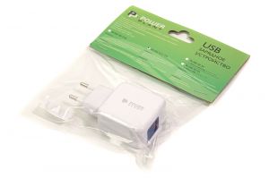 Сетевое зарядное устройство PowerPlant W-250 USB QC 3.0: 220V, 3A SC230013