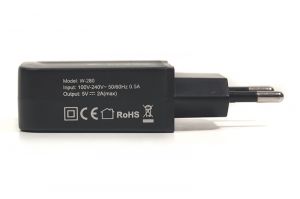 Сетевое зарядное устройство PowerPlant W-280 USB 5V 2A Lightning LED SC230020