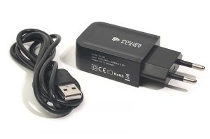 Сетевое зарядное устройство PowerPlant W-280 USB 5V 2A micro USB SC230037
