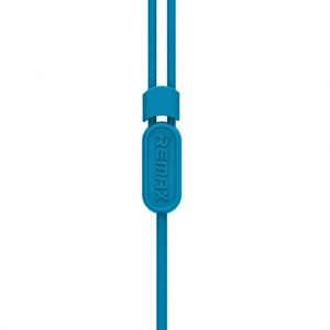 Наушники HF RM-515 Blue (mic + button call answering) Remax (42263)