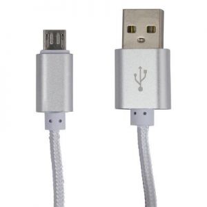 Дата кабель Greenwave DC-MU-152NR, USB 2.0 -> micro USB, white (R0014174) ― 