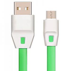 Дата кабель Drobak USB 2.0 - Micro USB 2А (DR-1624) плоский (Green) 1,0м (219091)