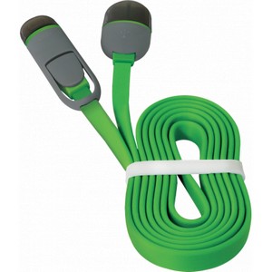 Дата кабель USB10-03BP USB - Micro USB/Lightning, green, 1m Defender (87489)