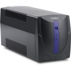 Источник бесперебойного питания Vinga LED 600VA plastic case + with USB+RJ45 (VPE-600PU)