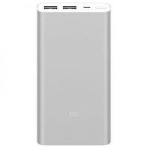 Батарея универсальная Xiaomi Mi Power Bank 2S 10000 mAh QC2.0(2.4A,2USB) (PLM09ZM) Silver (VXN4228CN)