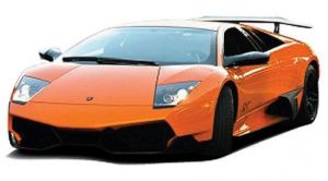 Машинка микро р/у 1:43 лиценз. Lamborghini LP670 (оранжевый)